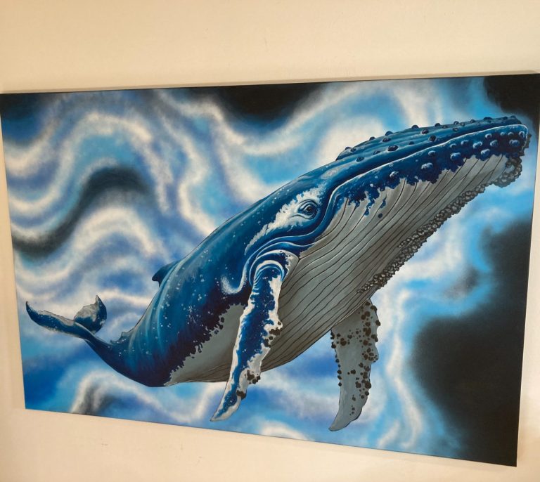 Whalepainting acrylic