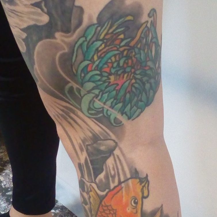 Japanese fullsleeve tattoo tattooedwoman