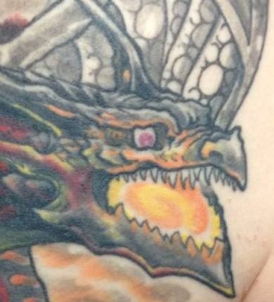 Drache Acrylicpainting