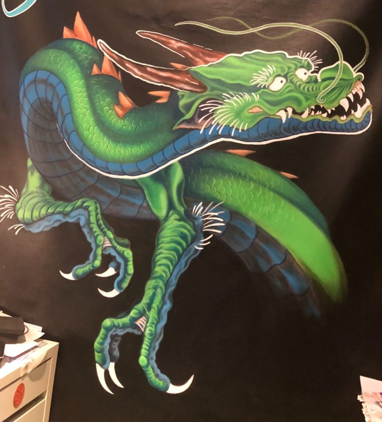 Drache Acrylicpainting